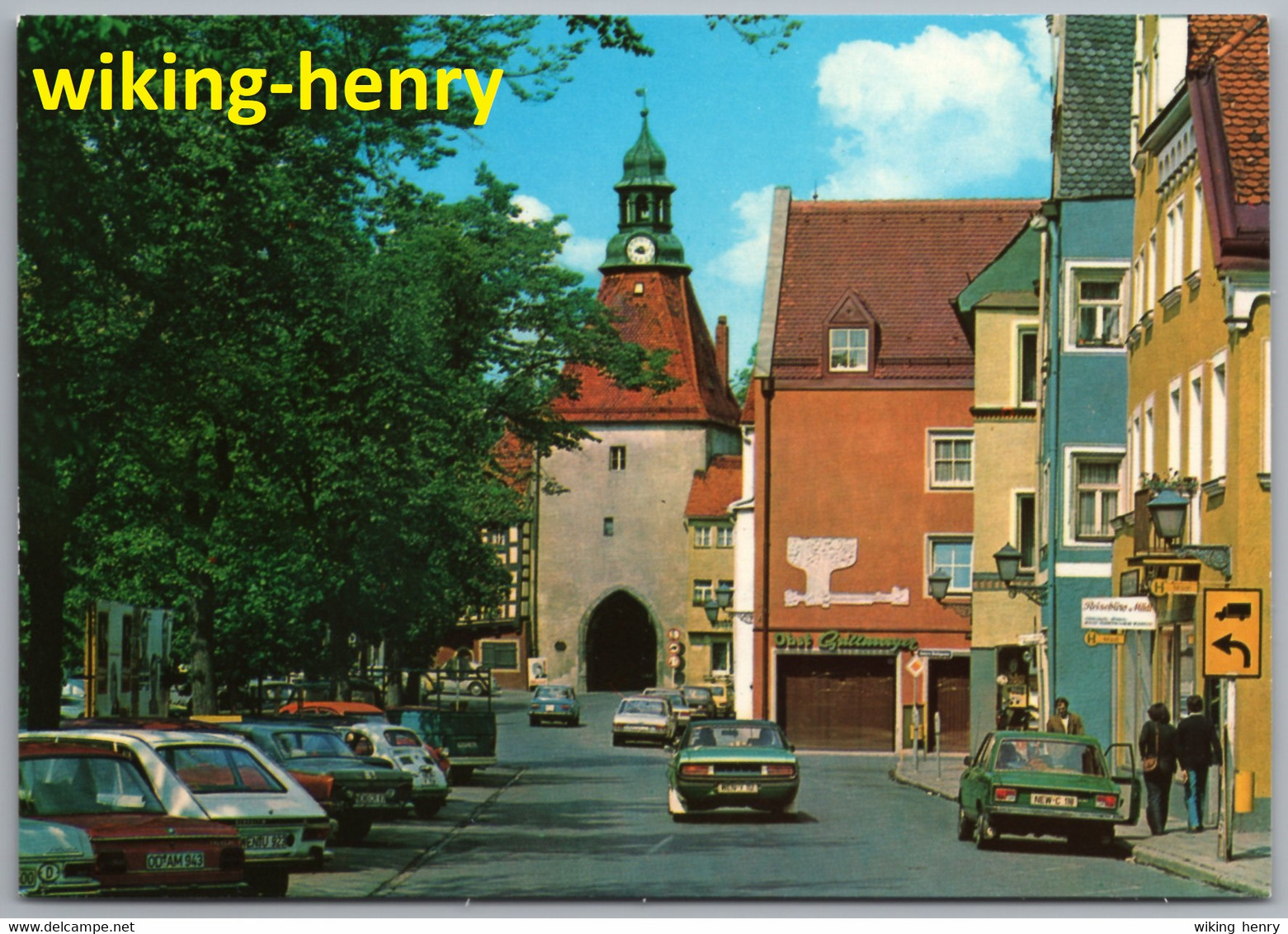 Weiden In Der Oberpfalz - Unterer Markt Und Unteres Tor 1   Mit Ford Granada - Weiden I. D. Oberpfalz