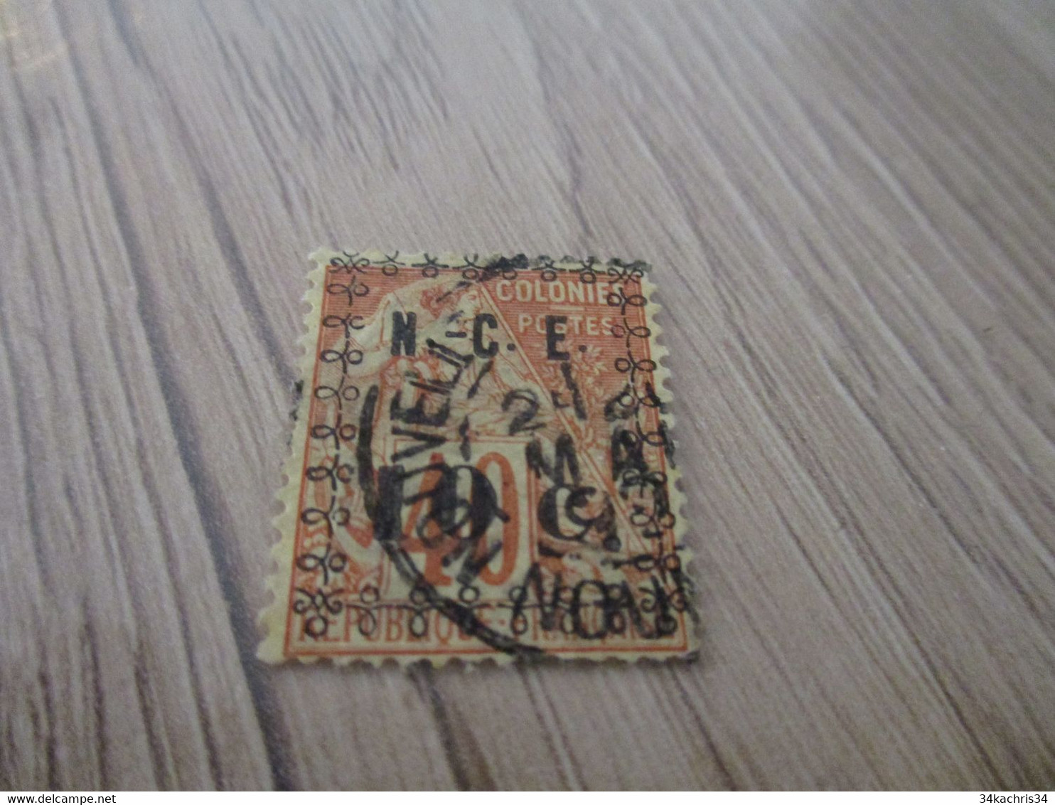 TP Colonies Françaises Nouvelle Calédonie   Oblitéré TP N°13 - Unused Stamps