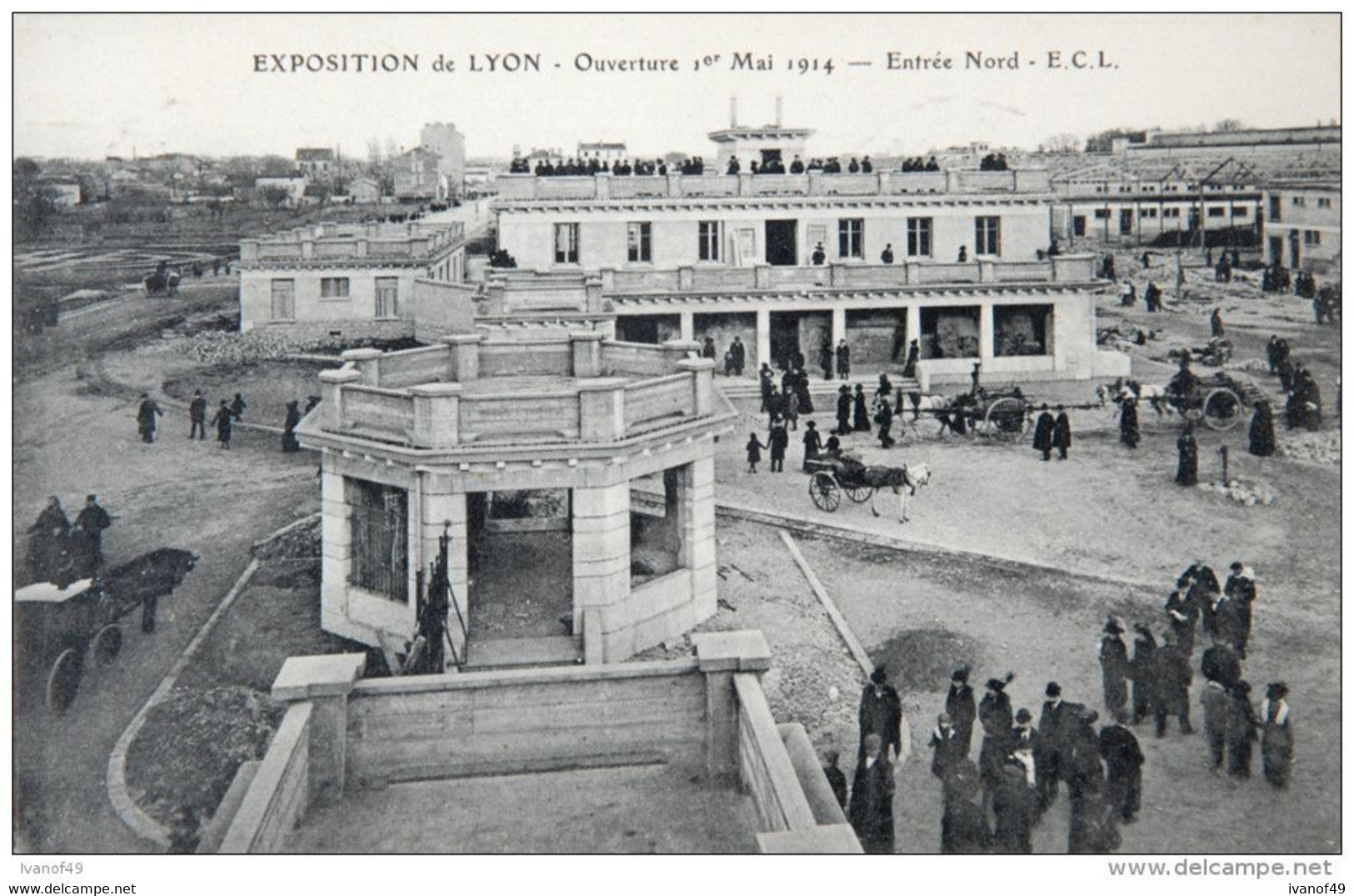 Très Beau LOT De 16 CPA - EXPOSITION INTERNATIONALE DE 1914 - Ouverture, Construction,pavillons, Pouss Pouss,pompiers - Lyon 4