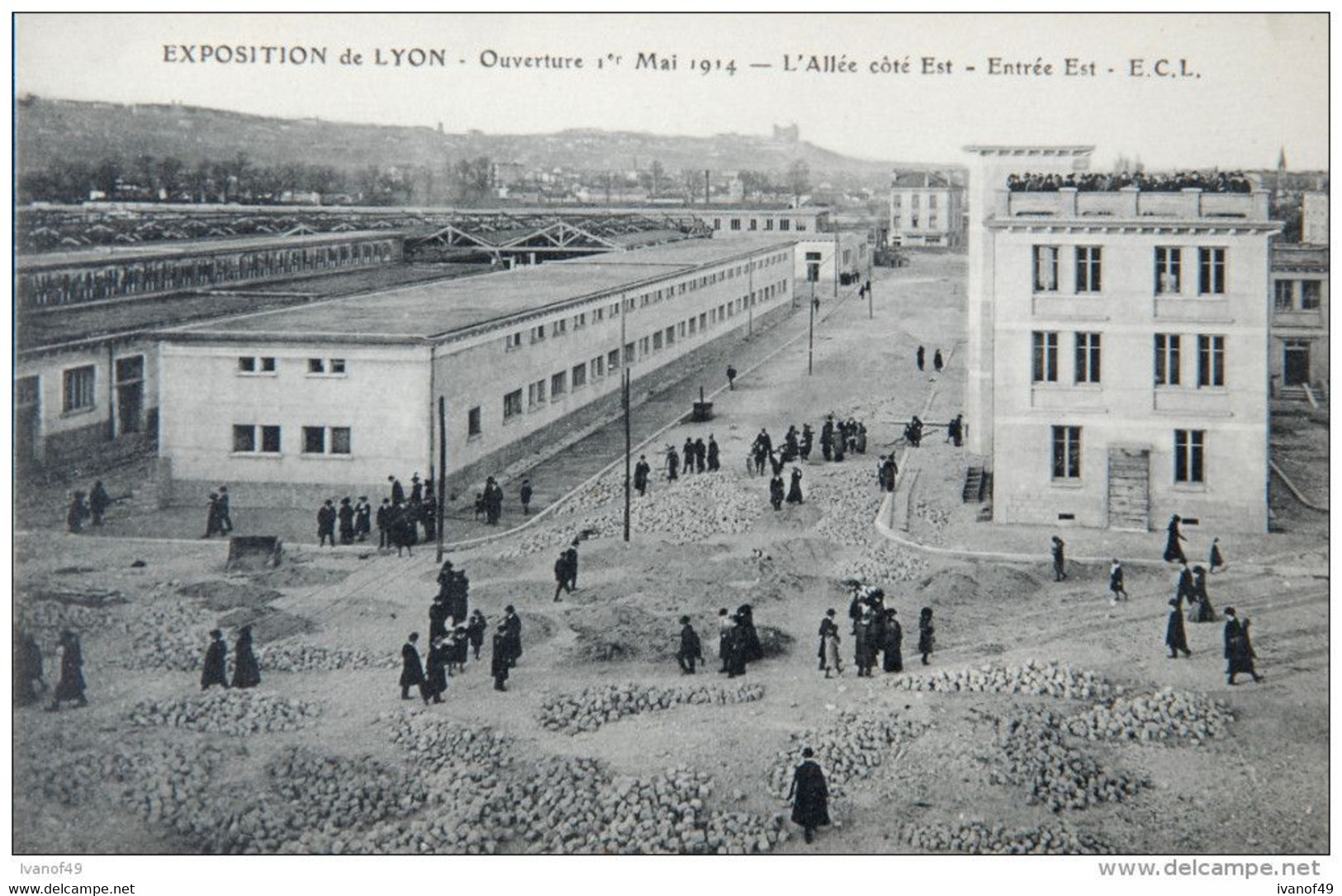 Très beau LOT de 16 CPA - EXPOSITION INTERNATIONALE DE 1914 - Ouverture, construction,pavillons, pouss pouss,pompiers