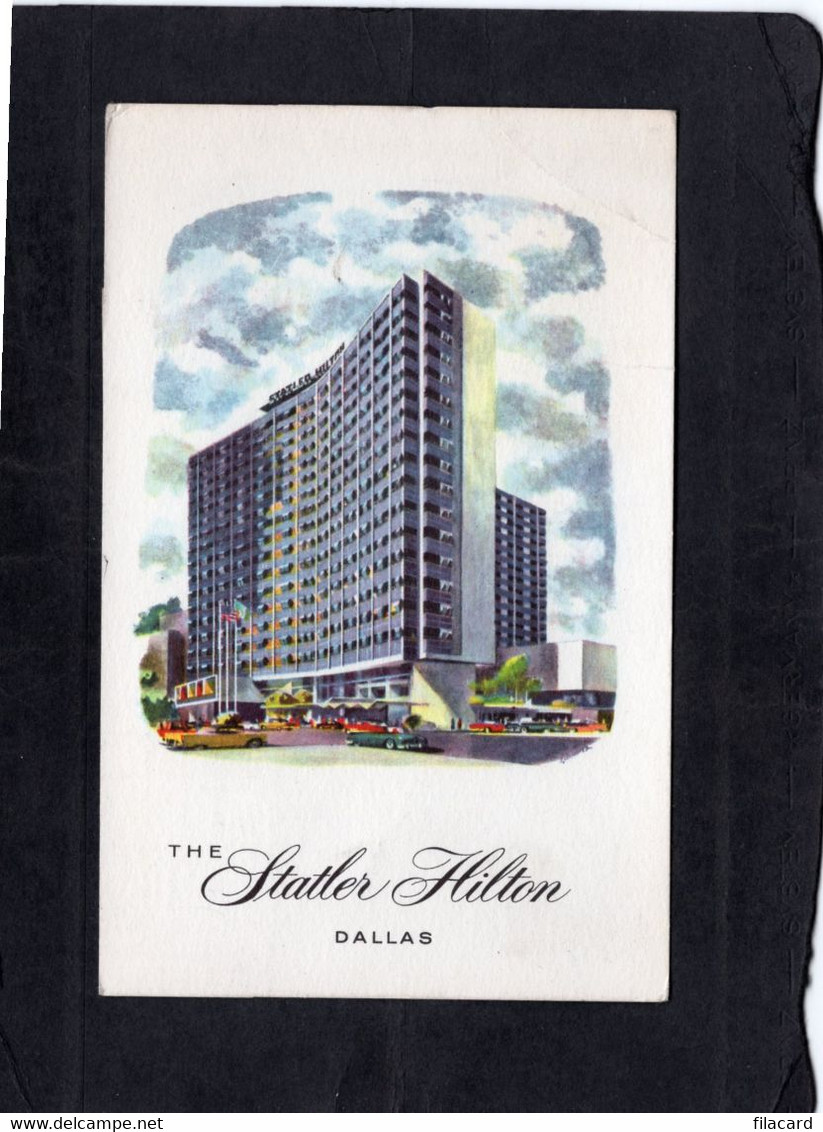 104459       Stati   Uniti,  The  Statler  Hilton,  Dallas,  VG  1957 - Dallas