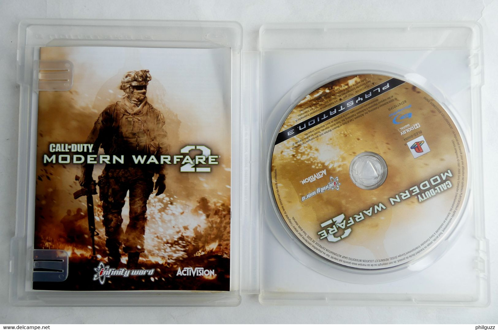 JEU PLAYSTATION PS3 CALL OF DUTY MODERN WARFARE 2  AVEC BOITIER ET LIVRET - PS3