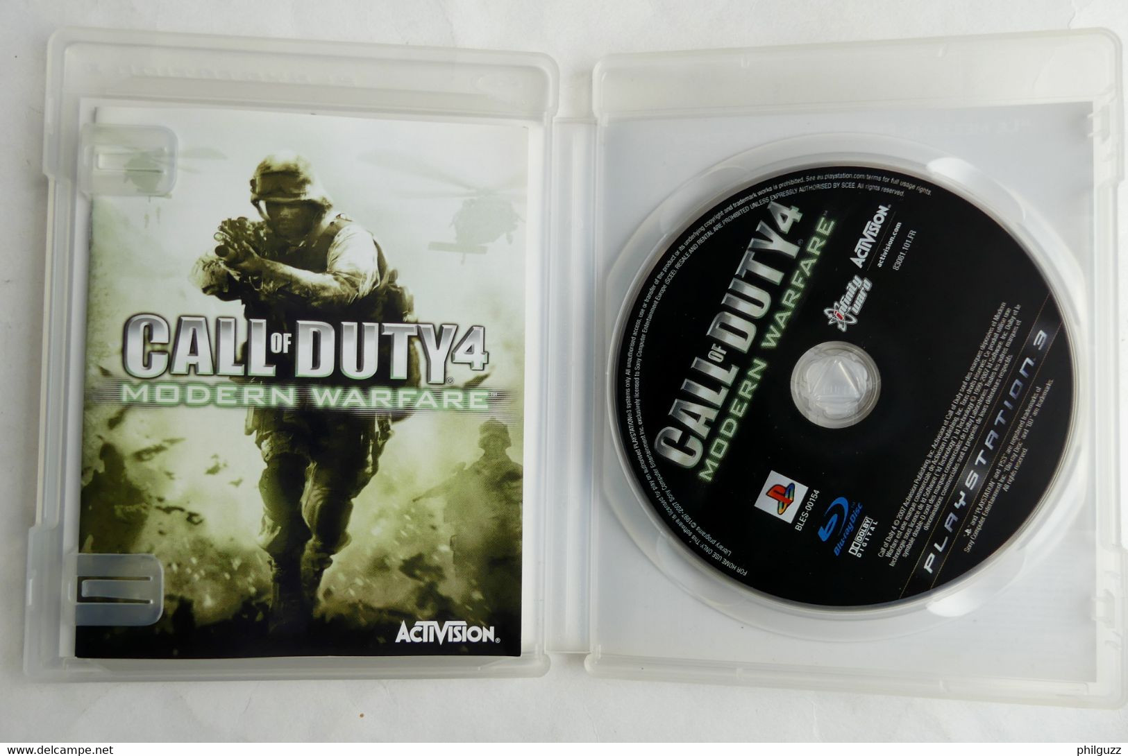 JEU PLAYSTATION PS3 CALL OF DUTY 4 MODERN WARFARE   AVEC BOITIER ET LIVRET - PS3