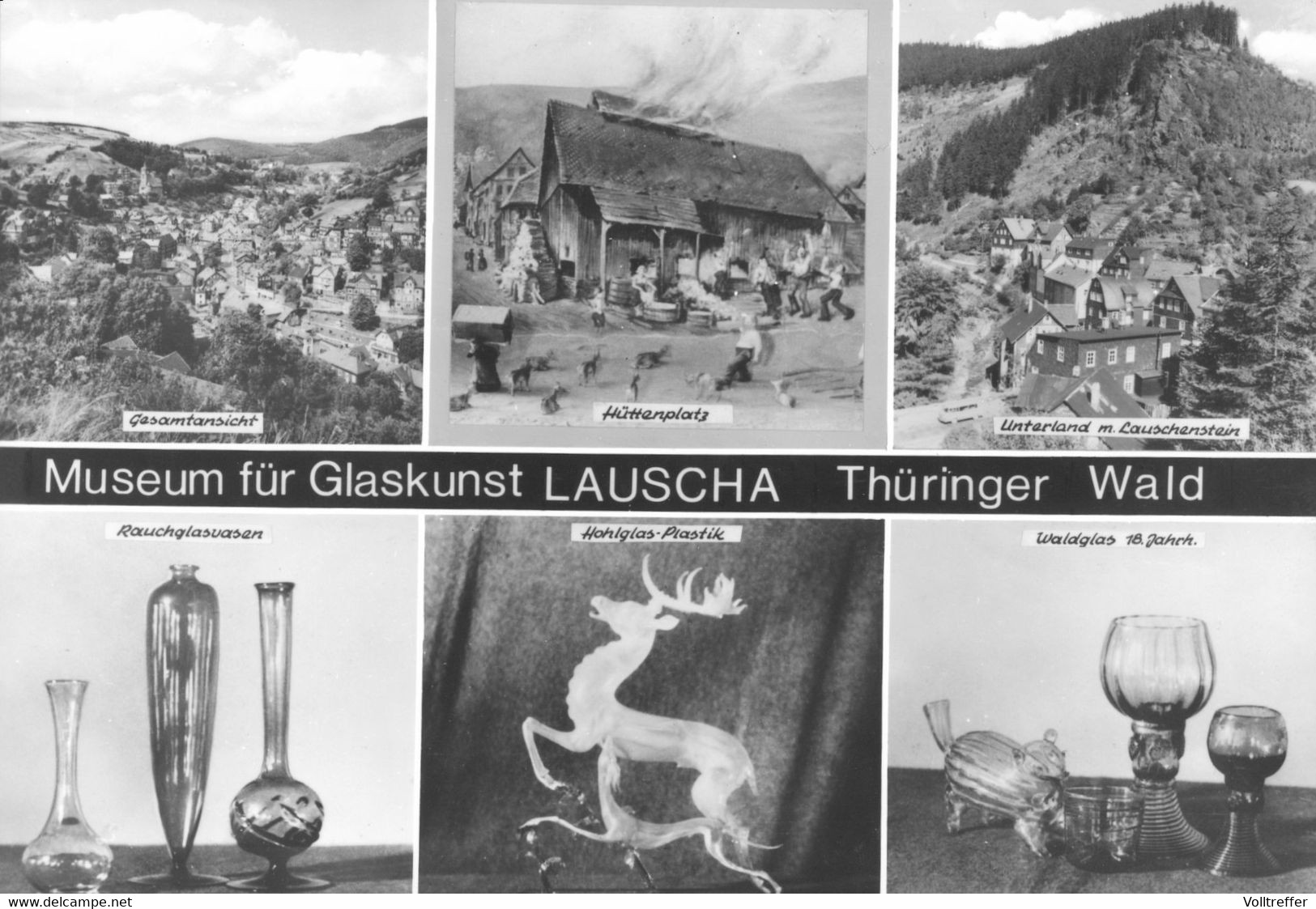 DDR Mehrbild AK Um 1980, Lauscha Thüringen, Museum Für Glaskunst - Lauscha
