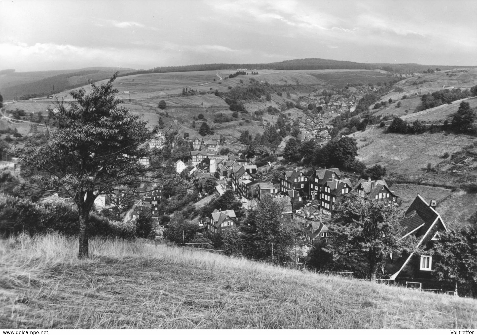 DDR AK Um 1980, Lauscha Thüringen, Teilansicht - Lauscha