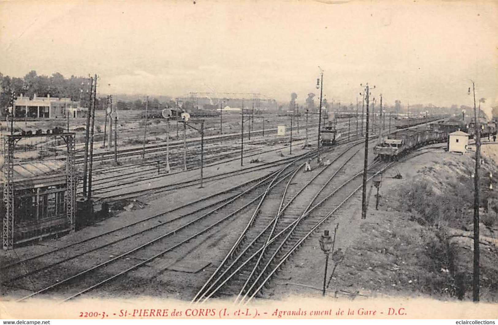 Saint-Pierre-des-Corps     37       Agrandissement Et Intérieur De La Gare    DC 2200    (voir Scan) - Other & Unclassified