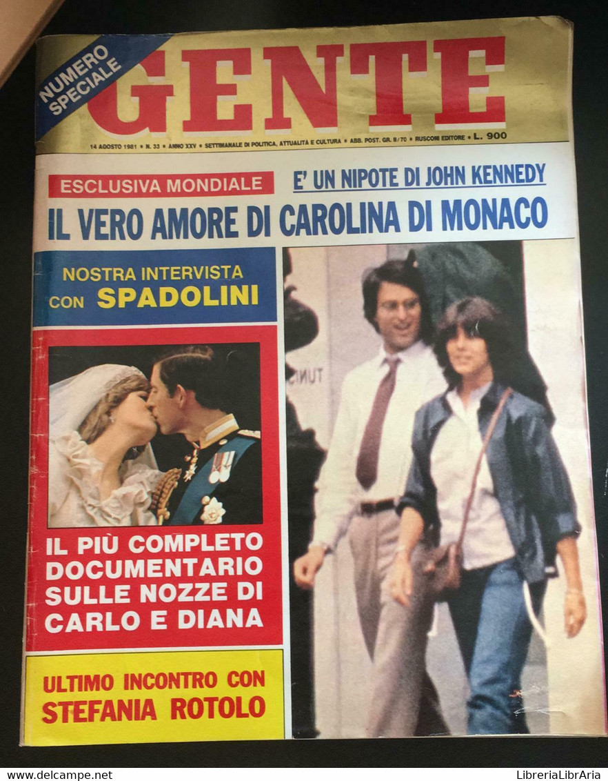 Gente Agosto 1981 - Autori Vari,  1981,  Rusconi - P - Medecine, Biology, Chemistry