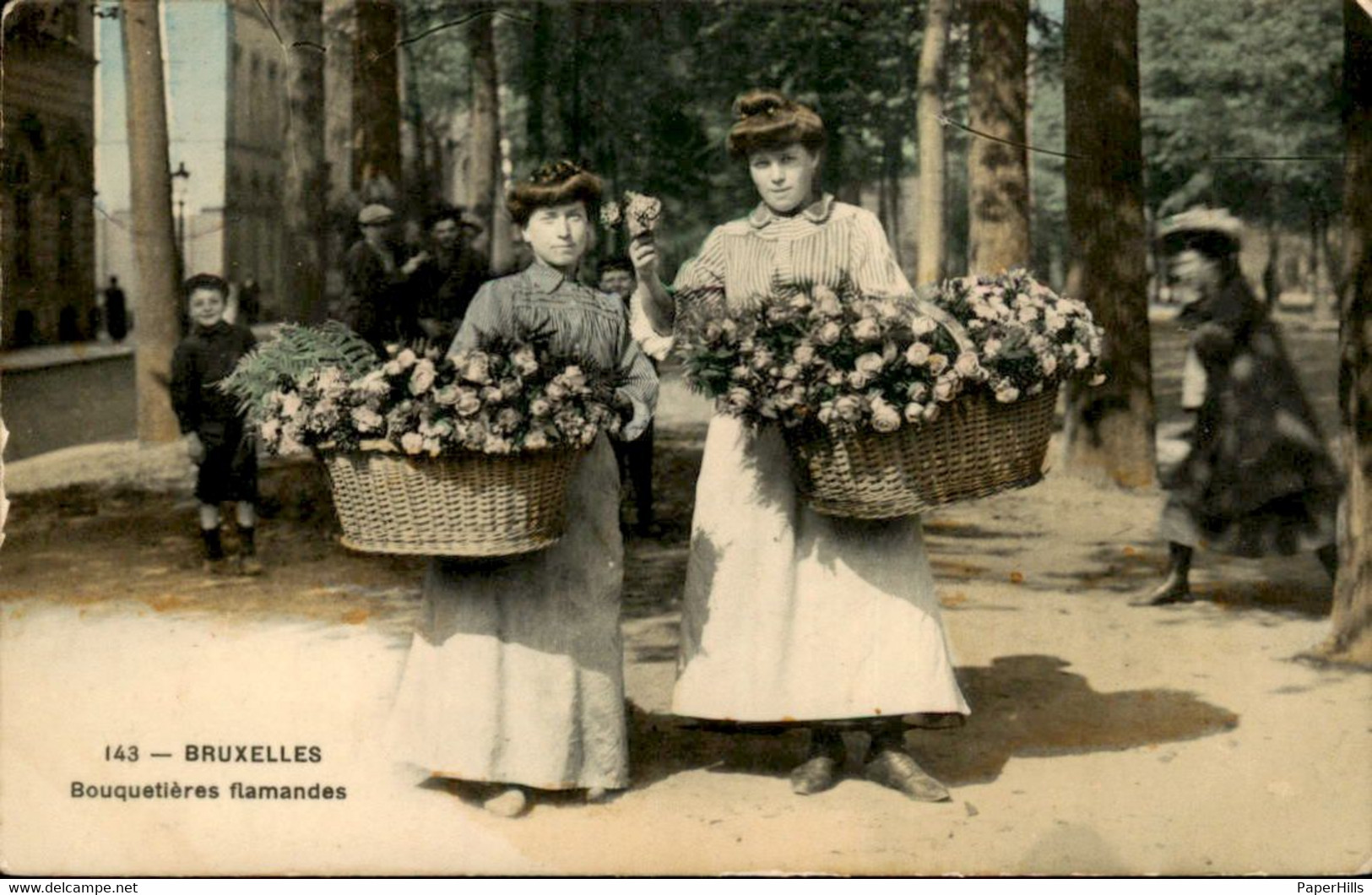 België - Bruxelles Brussel - Bouquetieres Flamandes - 1908 - Andere & Zonder Classificatie