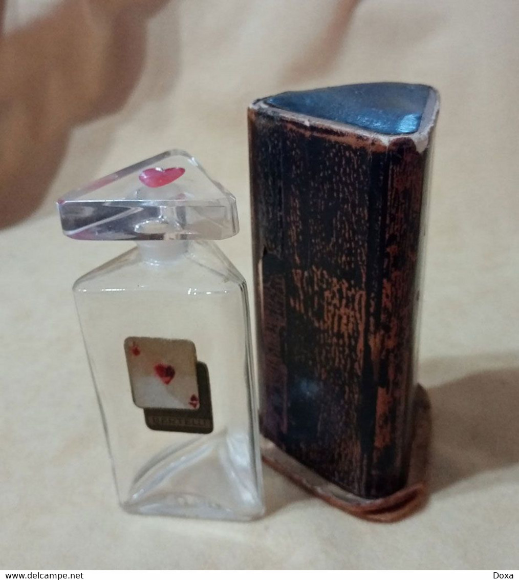 Antique Perfume Bottle Bertelli "Ace In The Heart" - Mignon Di Profumo (con Box)