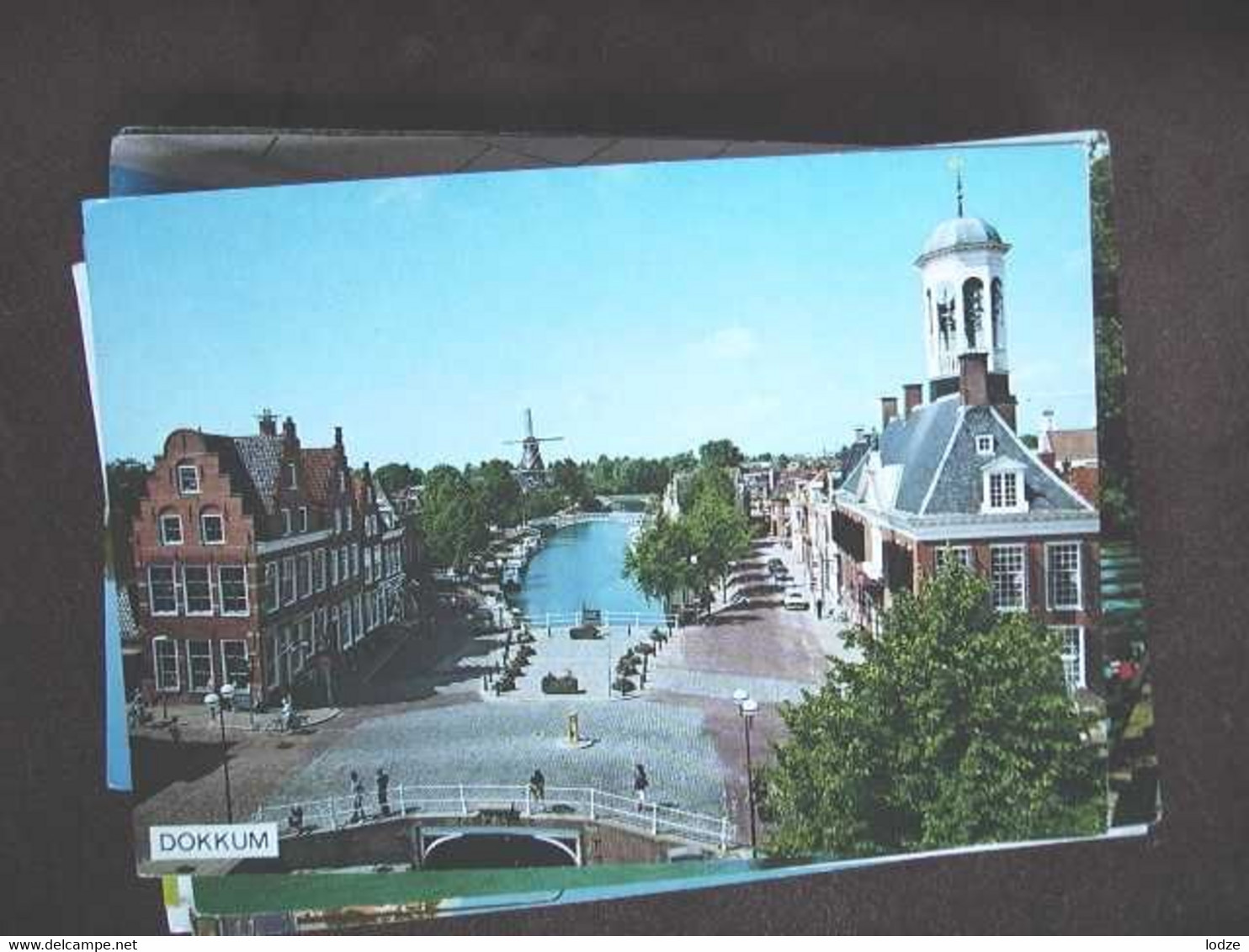 Nederland Holland Pays Bas Dokkum Panorama Met Molen - Dokkum