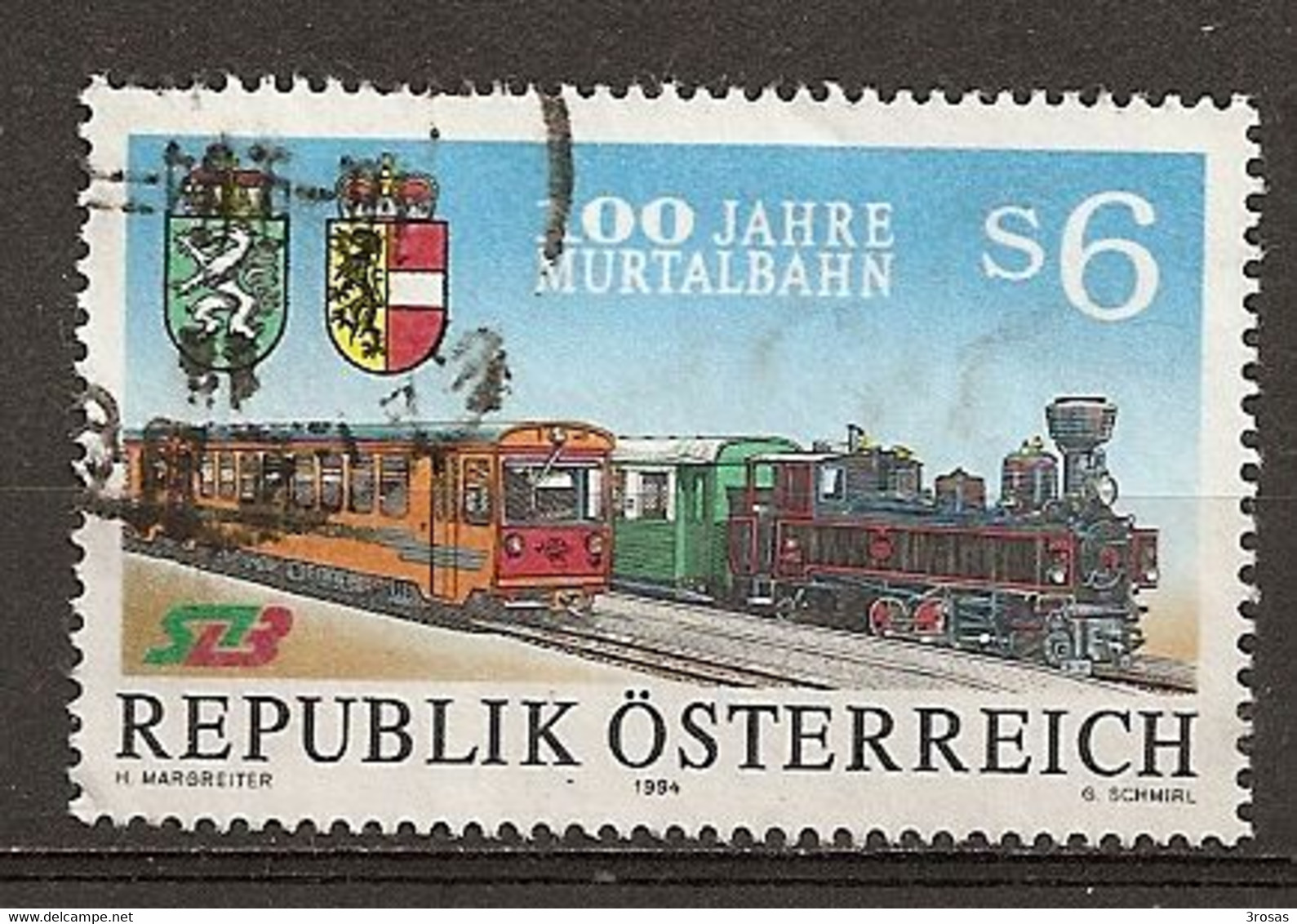 Autriche Austria 1994 Railway Obl - Usados