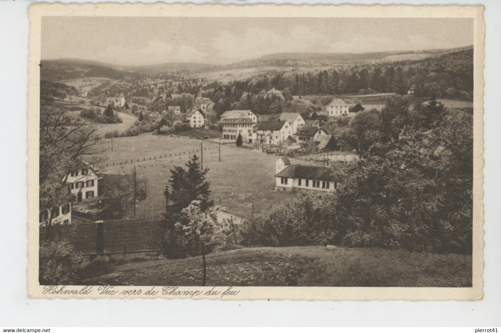 ALLEMAGNE - Hôtel MARCHAL - Vue Vers De CHAMP DU FEU - Hohwald (Sachsen)