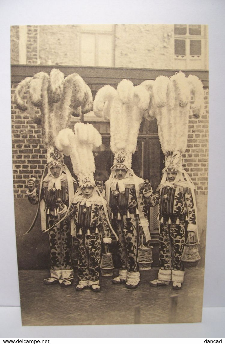 CARNAVAL De BINCHE  - Un Groupe De Gilles En Grande Tenue - Binche