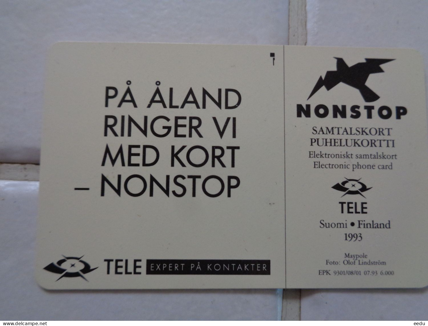 Aland Phonecard ( Tele D20 ) Chip S14 - Aland