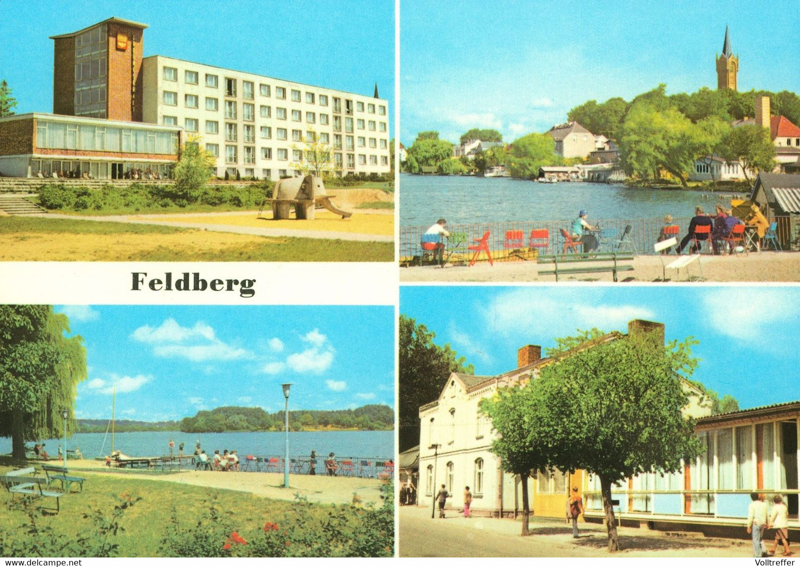 DDR Mehrbild AK Um 1982 Feldberg Mit FDGB Ferienheim Freundschaft - Feldberg