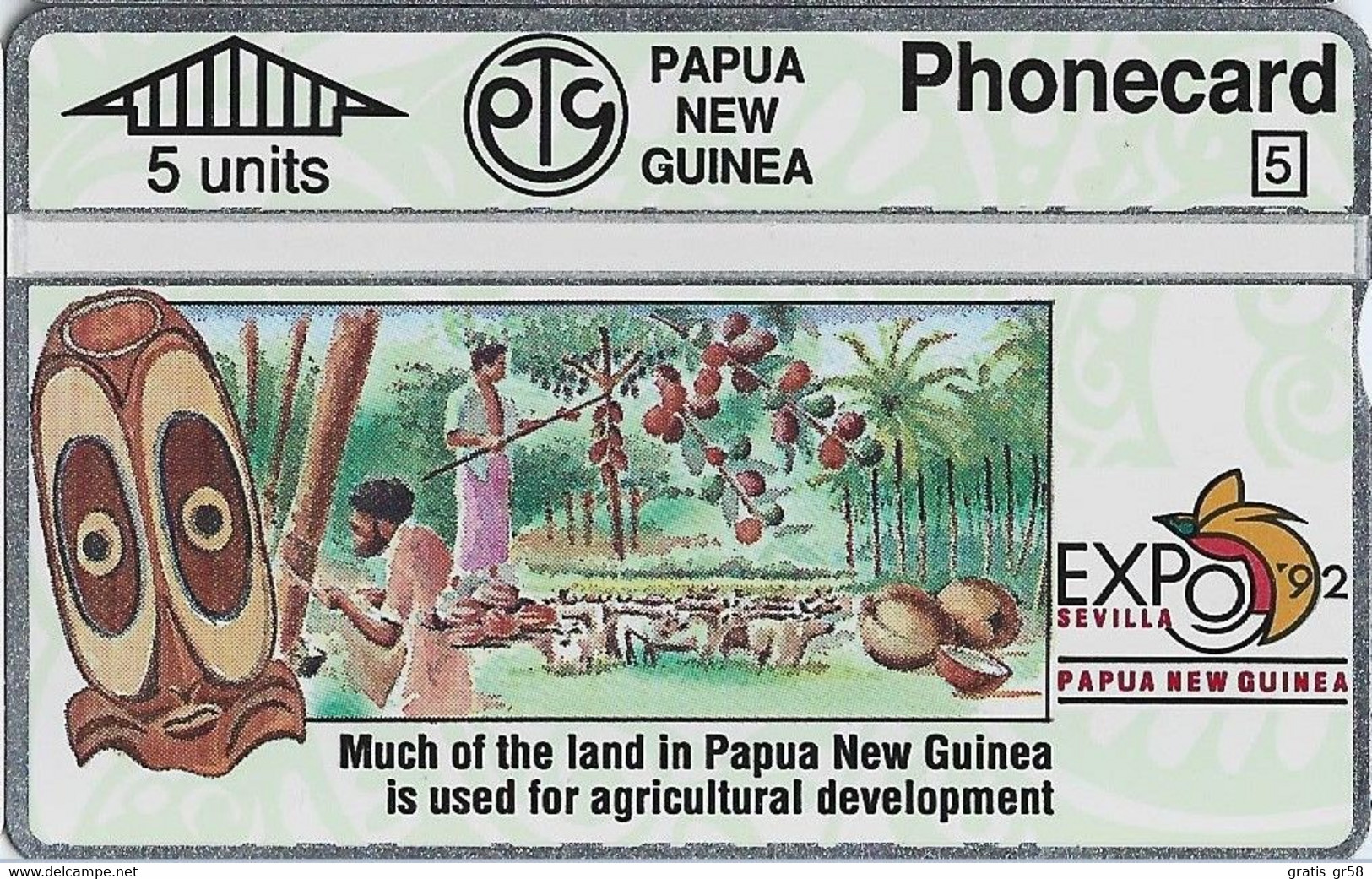 PAPUA NEW GUINEA - PNG 014a Expo '92, Agricultural Development, CN:209A, 600ex, Mint As Scan - Papoea-Nieuw-Guinea