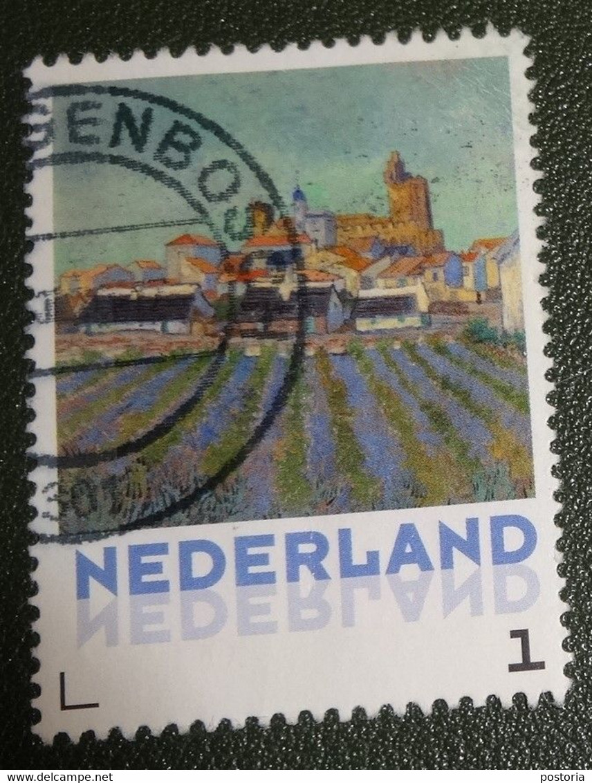 Nederland - NVPH - Xxxx - 2015 - Persoonlijke Gebruikt - Vincent Van Gogh - Stad En Dorp - Nr 06 - Sellos Privados