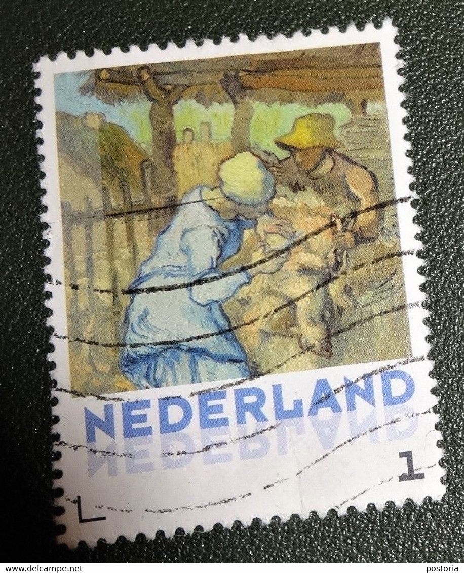 Nederland - NVPH - Xxxx - 2015 - Persoonlijke Gebruikt - Vincent Van Gogh - Boerenleven - Nr 08 - Timbres Personnalisés