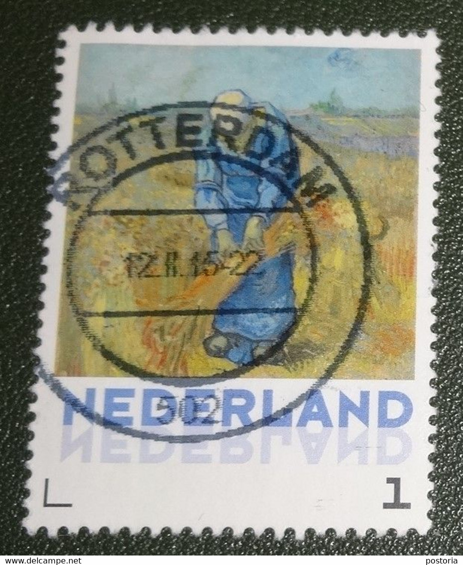 Nederland - NVPH - Xxxx - 2015 - Persoonlijke Gebruikt - Vincent Van Gogh - Boerenleven - Nr 09 - Timbres Personnalisés