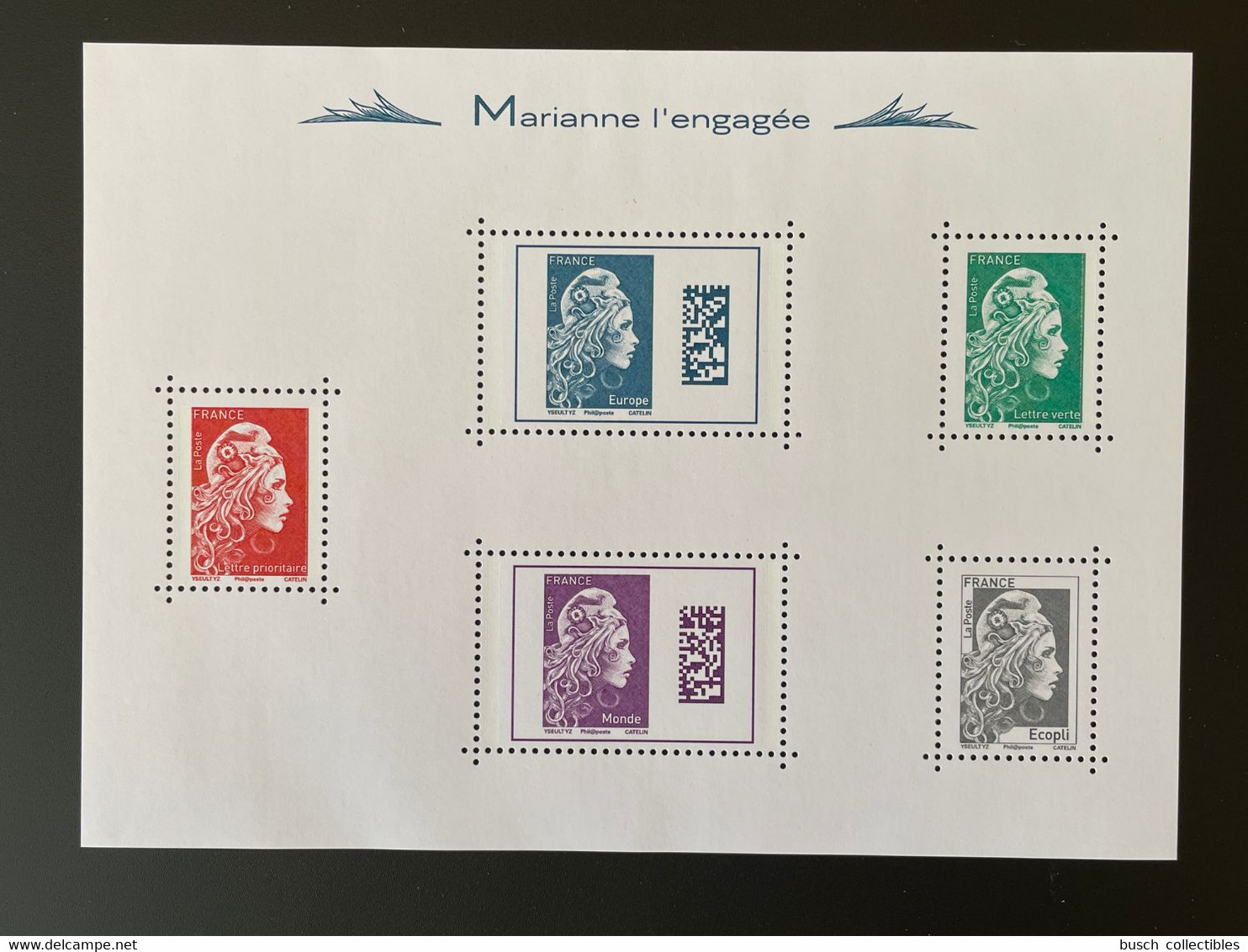 France 2018 - Bloc-feuillet BF YT N°143 Marianne L'engagée Yz - Mint/Hinged