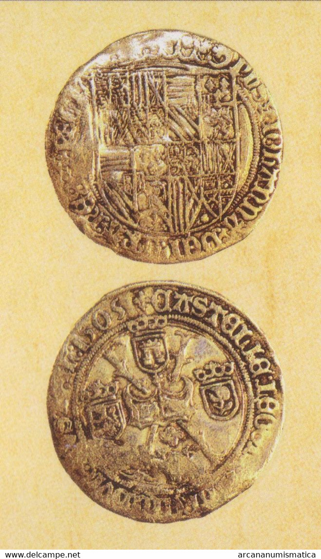 FELIPE I Y JUANA 1.505 CECA,BRUJAS REAL-PLATA-RÉPLICA  DL-12.782 -  Essais Et Refrappes