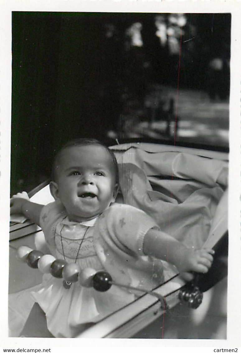 PHOTOGRAPHIE ANCIENNE : POUSSETTE LANDAU BEBE BABY PRAM STROLLER BABY CHILD KINDERWAGEN COCHECITO - Anonieme Personen