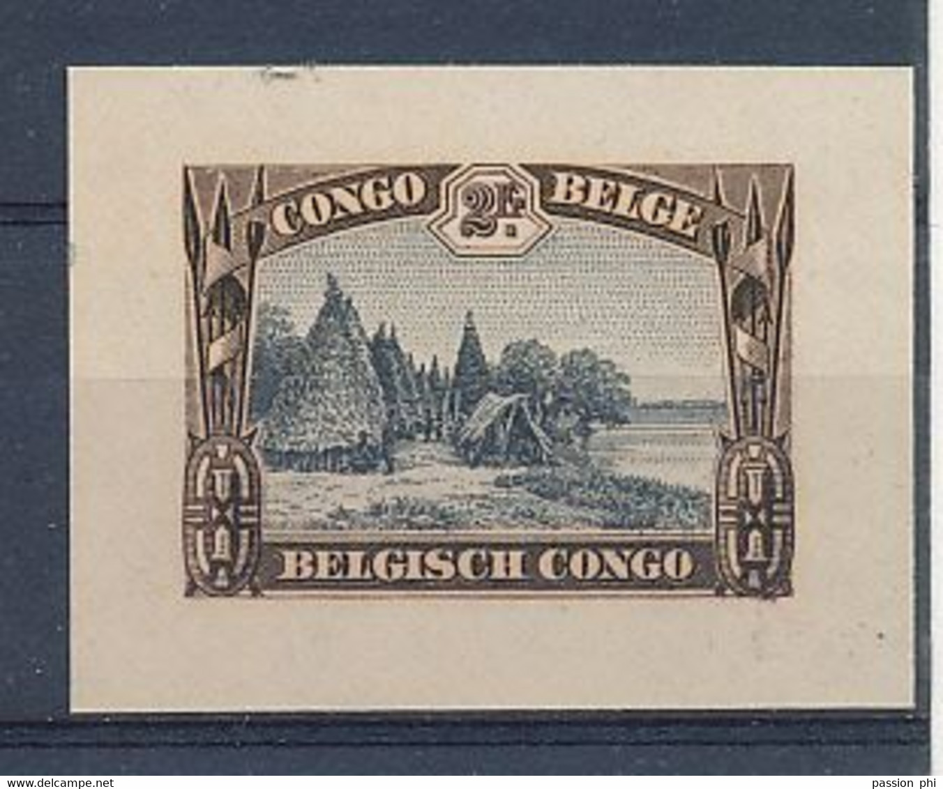 BELGIAN CONGO  1931 ISSUE ETHNIC SET PROOF "ATELIER DU TIMBRE DE PARIS" - Unused Stamps