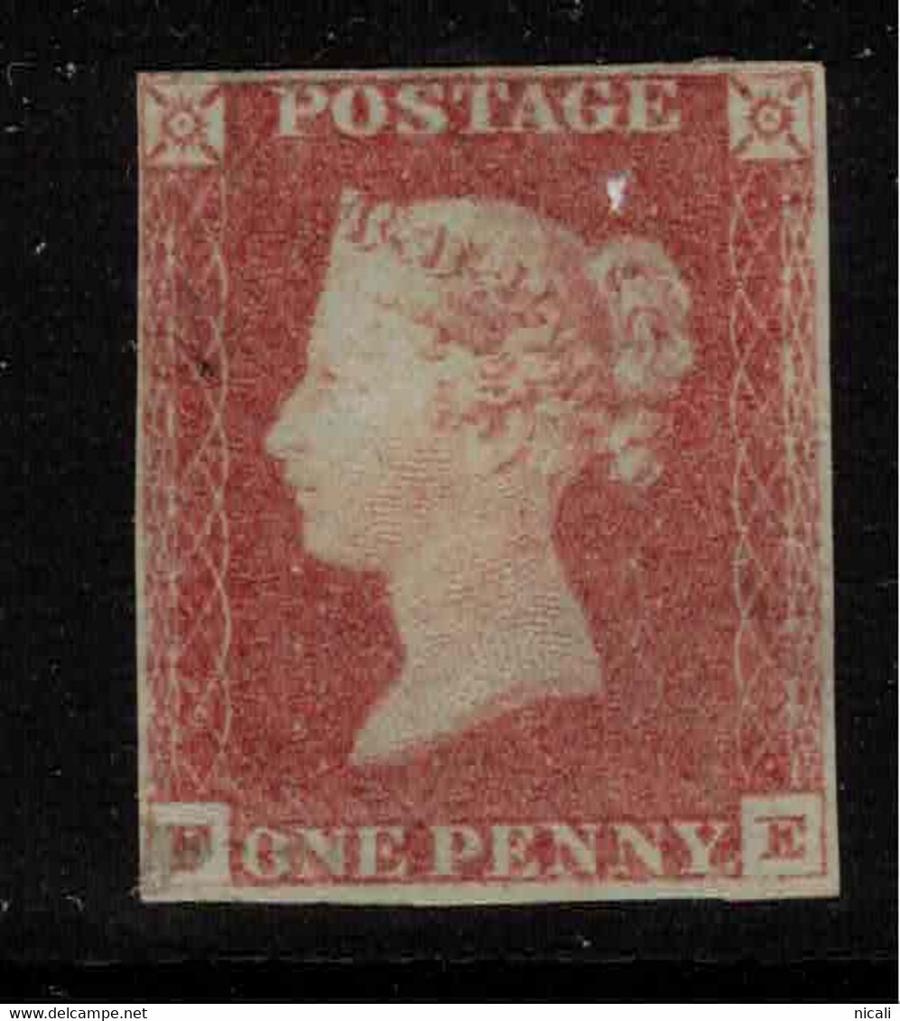 GB 1841 1d Pale Red-brown QV SG 9 HM #BSK4 - Ungebraucht