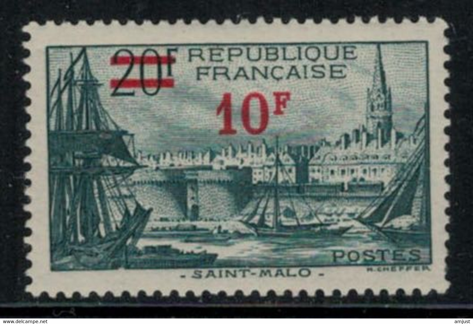 France // 1940 // Saint-Malo Avec Surcharge, Neuf** MNH N0.492 Y&T (sans Charnière) - Nuovi