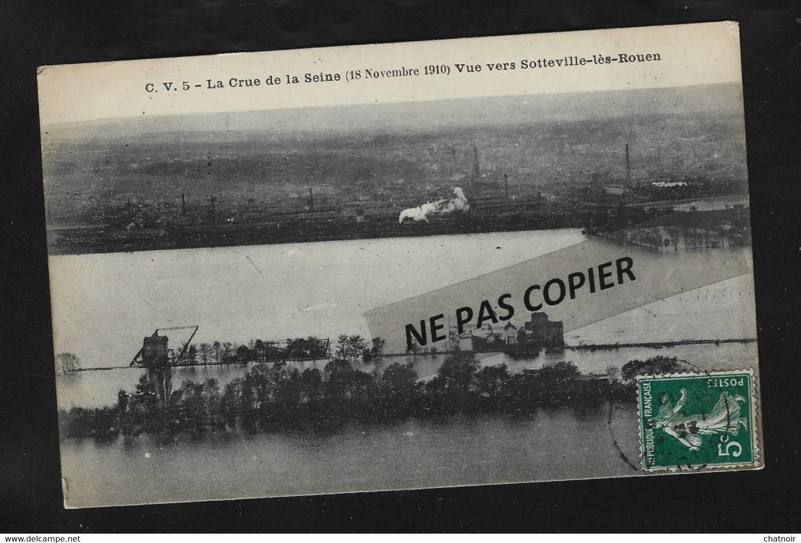 SOTTEVILLE LES ROUEN   La Crue De La Seine  1910 - Sotteville Les Rouen