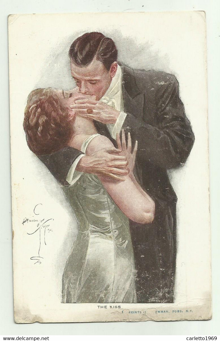 THE KISS ILLUSTRATA DA H. FISCHER 1902  - NV FP - Fisher, Harrison