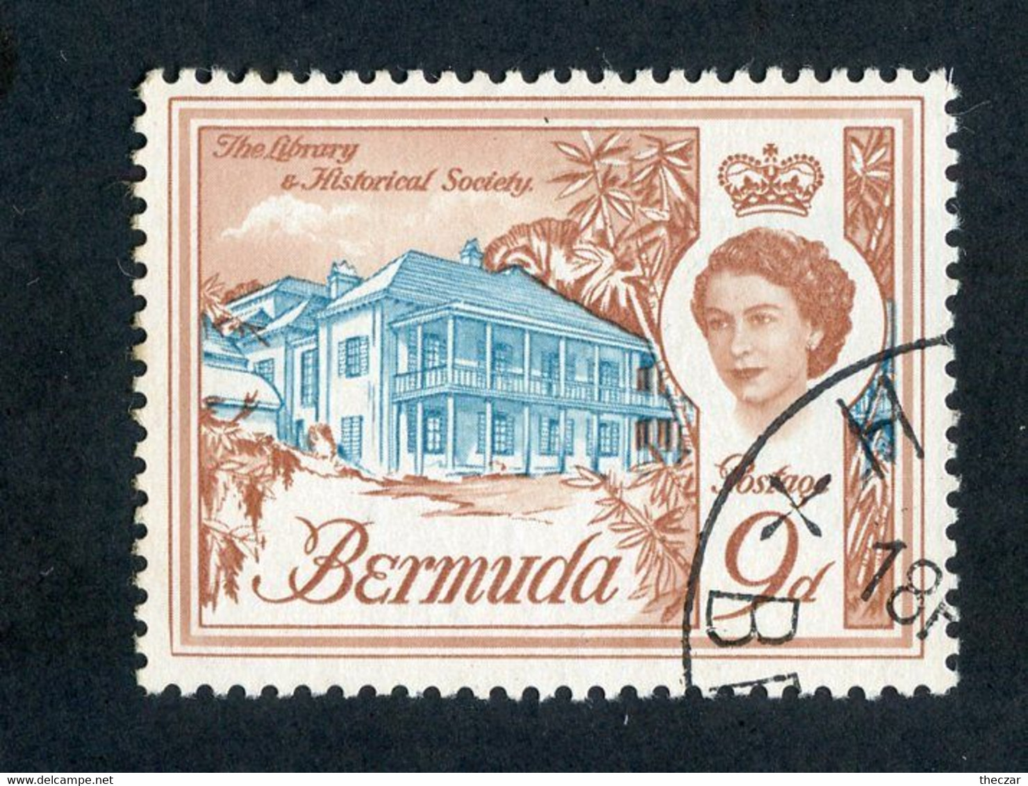 592 Bermuda 1962 Scott #182 Used "Offers Welcome" - Bermudes