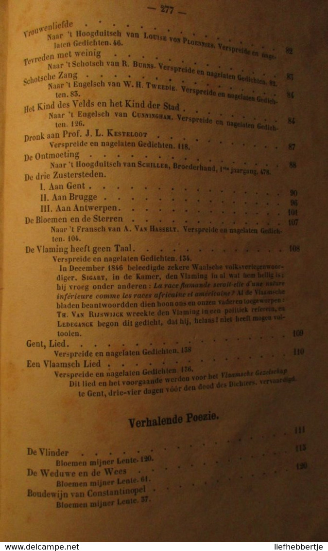 Gedichten van K.L. Ledeganck - door Heremans - 1872 - poëzie - uitg. te Gent bij Hoste en Rogghé  yy