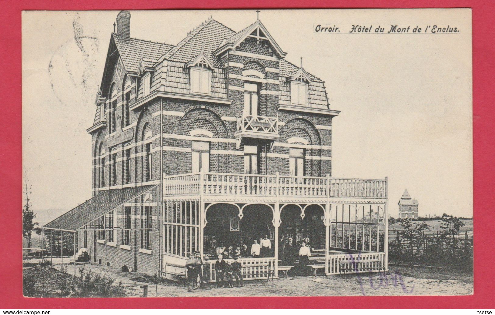 Orroir - Hôtel Du Mont De L'Enclus - 1907 ( Voir Verso ) - Kluisbergen