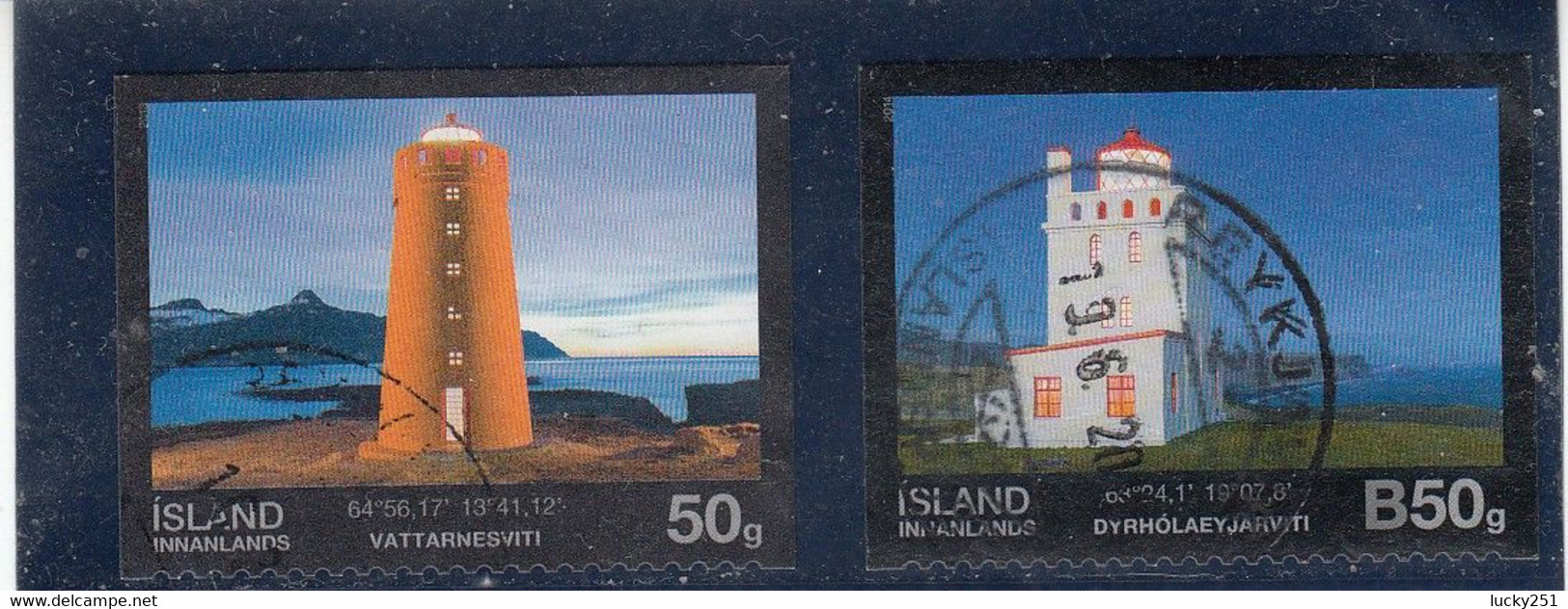 Islande - Oblitéré - Phare, Lighthouse, Leuchtturm - Faros