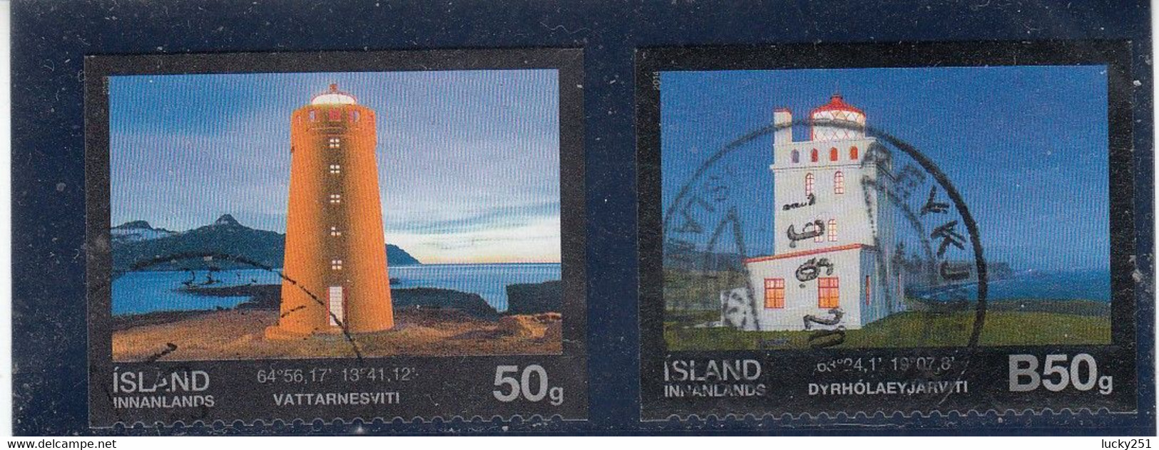 Islande - Oblitéré - Phare, Lighthouse, Leuchtturm - Lighthouses