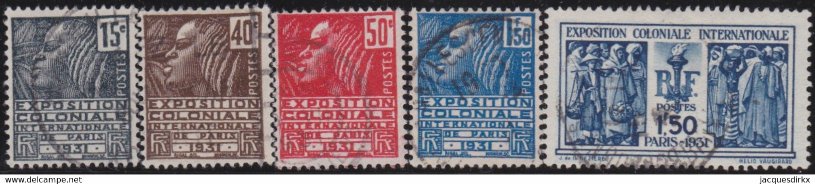 France   .  Y&T   .   270/274     .       O    .    Oblitéré - Used Stamps