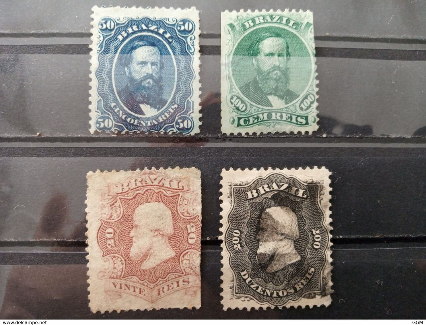 Brasil. 1866. 20, 50, 100 Y 200 Reis. Nuevos ** - Nuovi