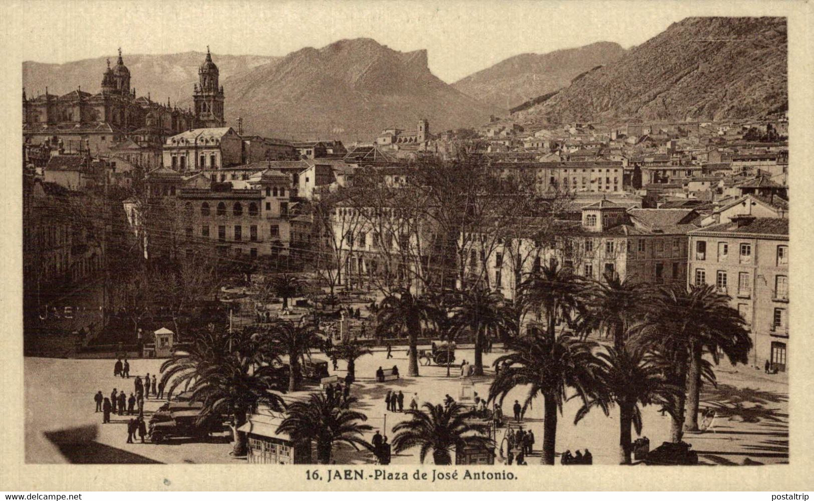 JAEN. PLAZA DE JOSE ANTONIO. - Jaén