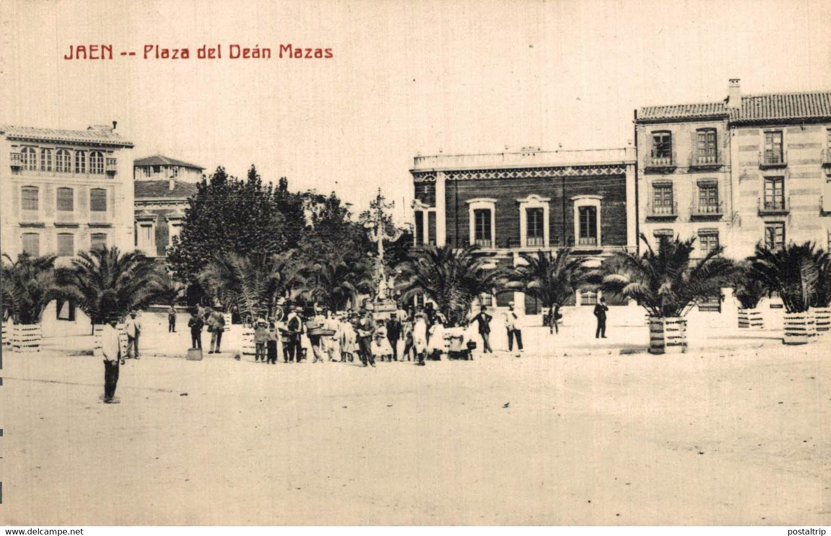 JAEN. PLAZA DEL DEAN MAZAS. ED. CAÑADA, FLOREZ Y CIA - Jaén