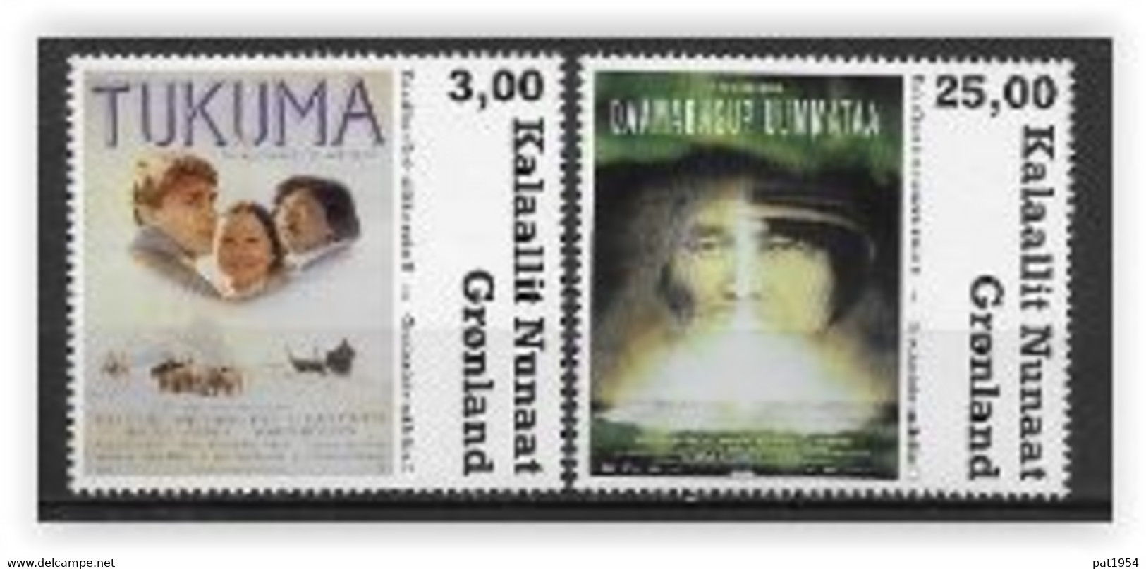Groënland 2021, N°858/859 Neufs Films, Cinéma - Unused Stamps