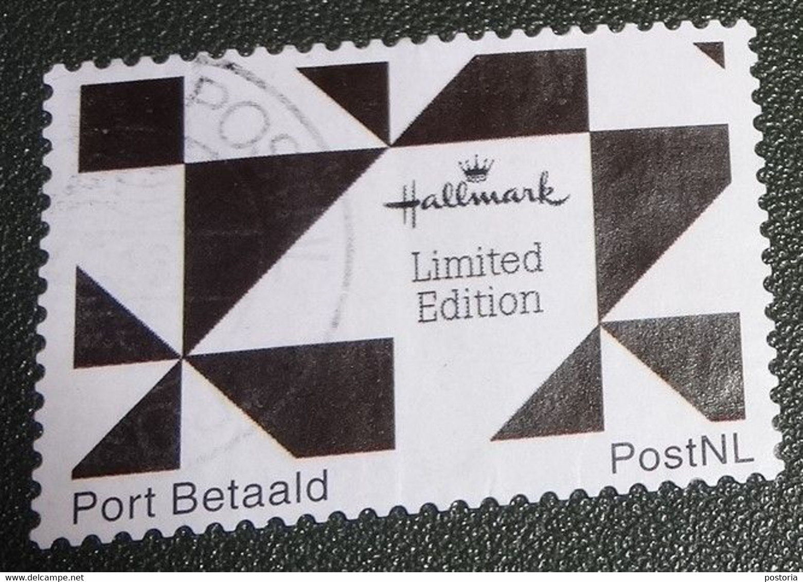 Nederland - NVPH - Persoonlijke - Gebruikt - Port Betaald - Hallmark - ZwartWit - Limited - Timbres Personnalisés