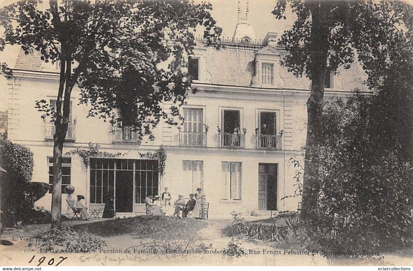 Saint-Symphorien          37         Pension De Famille  : Le Castel Fleuri     (voir Scan) - Other & Unclassified