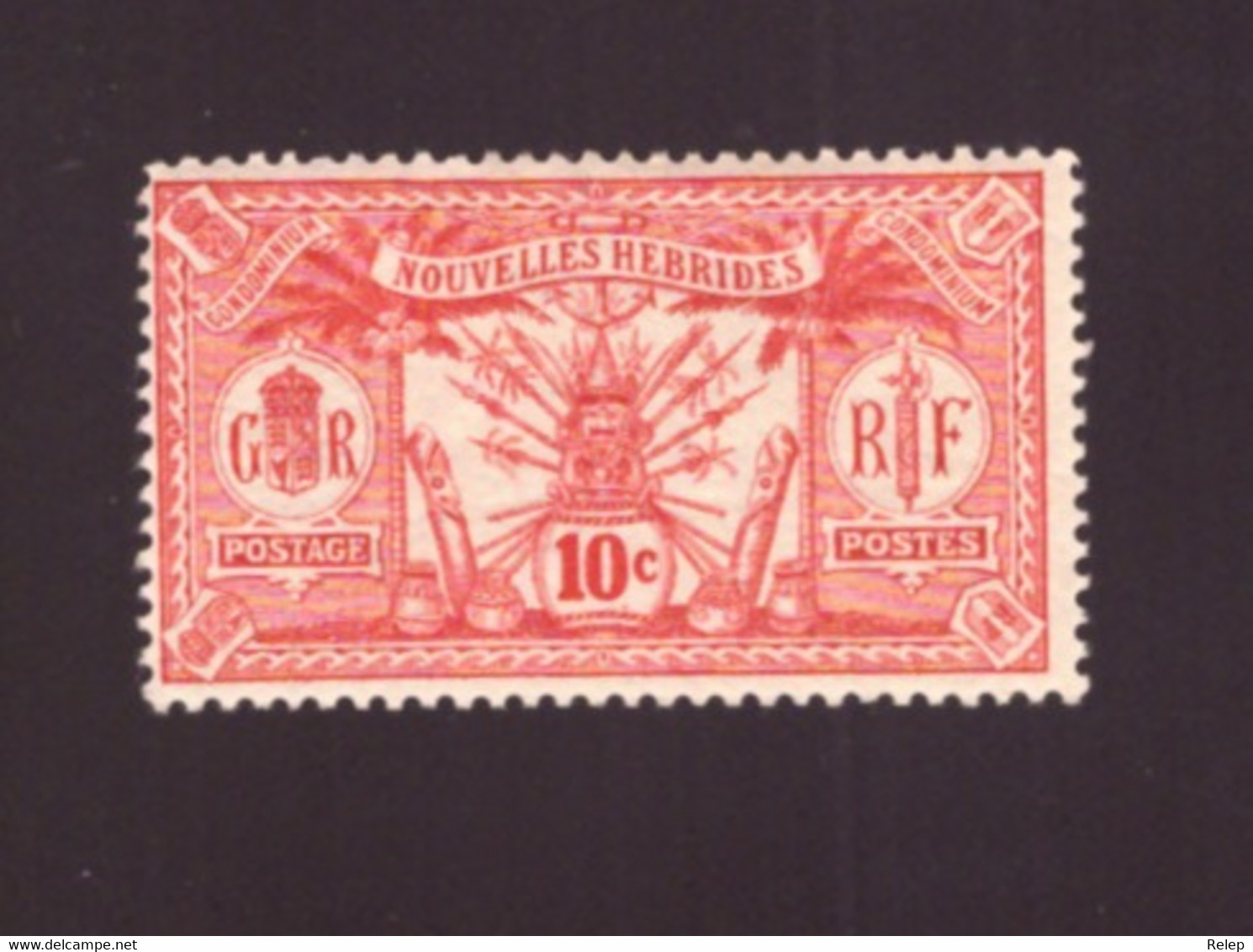 Nouvelles-Hébrides  1911 -  Armes Et Totems / Édition Française 10c  - MNH  - - Unused Stamps