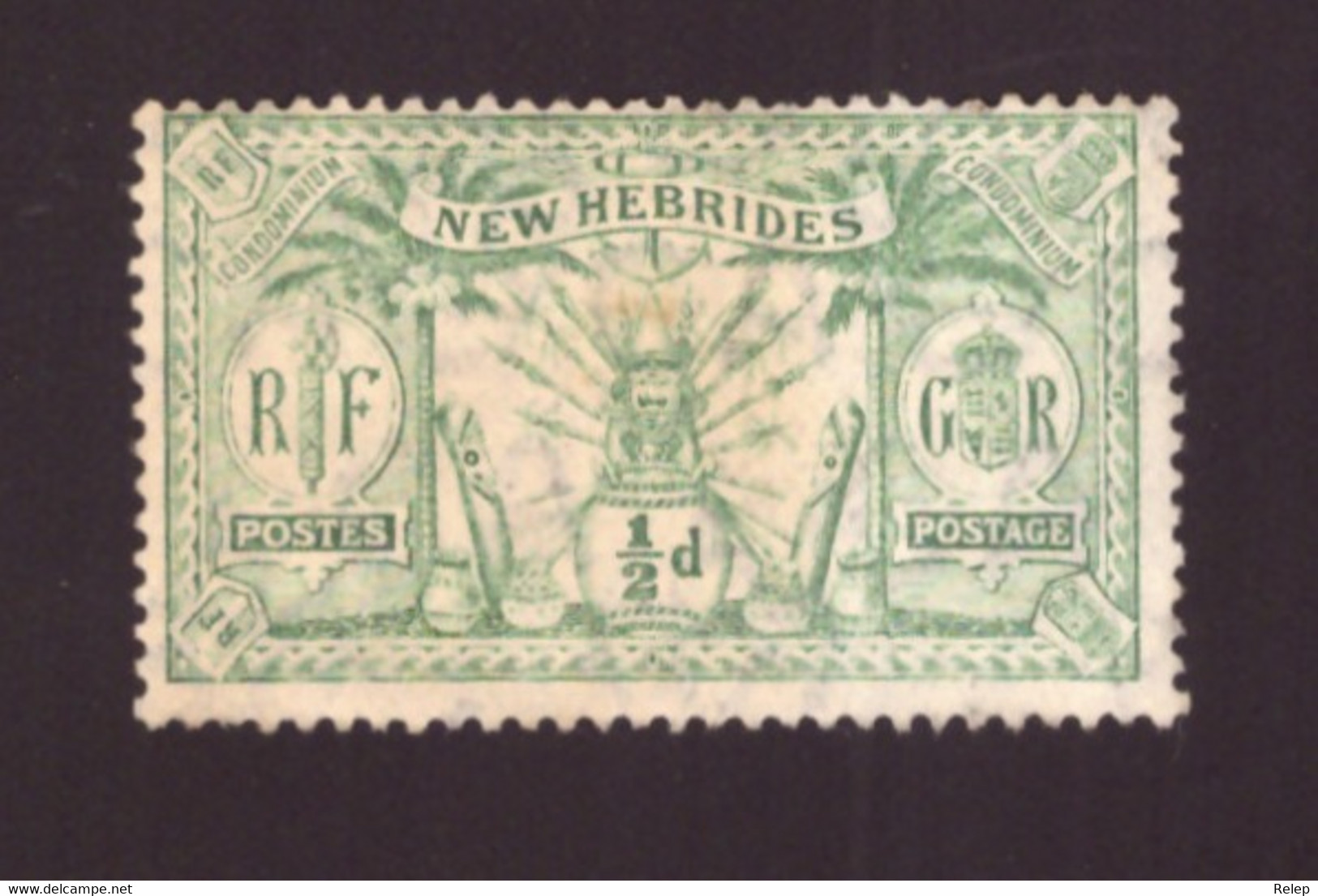 Nouvelles-Hébrides  1911 -  Armes Et Totems / Édition Anglaise 1/2c  - TB - - Unused Stamps