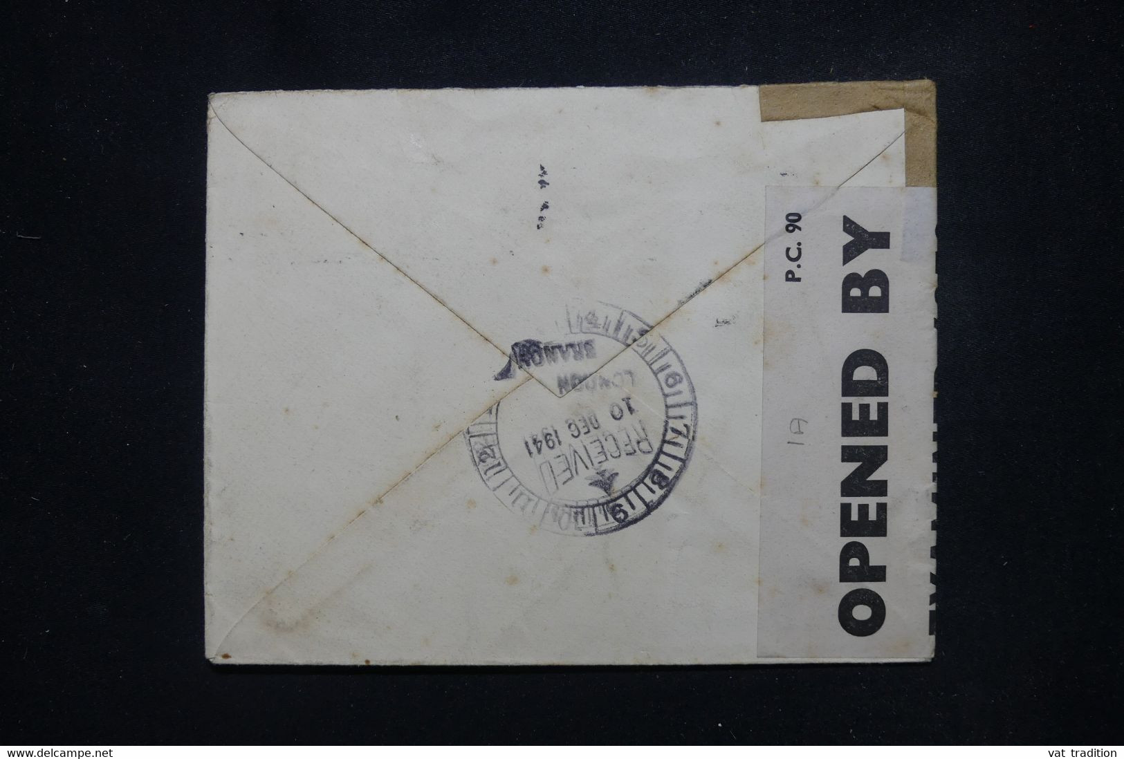 CANADA - Enveloppe De Moncton Pour Londres En 1941 Avec Contrôle Postal - L 107697 - Brieven En Documenten