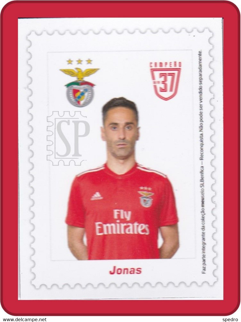 Portugal 2019 Benfica 37.º Campeão Jonas Gonçalves Oliveira Brasil Iman Magnet Football Champion - Personaggi