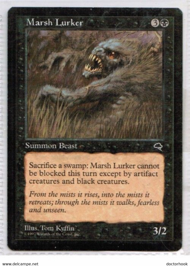 MAGIC The GATHERING  "Marsh Lurker"---TEMPEST (MTG--111-9) - Andere & Zonder Classificatie