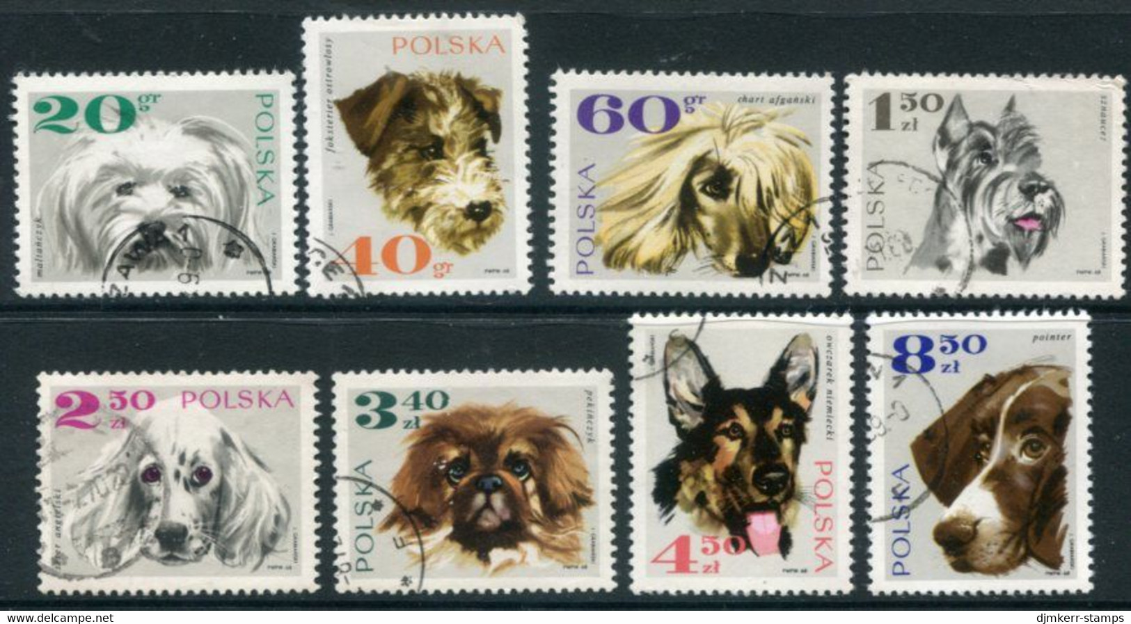 POLAND 1969 Dogs Used  Michel 1908-15 - Oblitérés