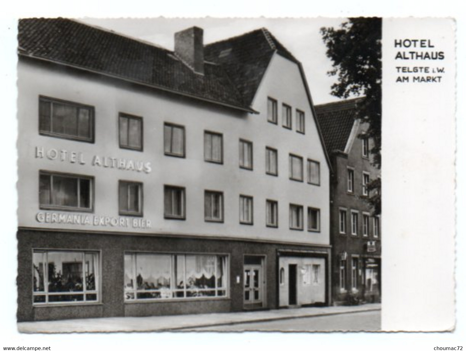 GF (Rhénanie Du Nord Westphalie) 183, Telgte I. W. Am Markt, Foto Heller, Hotel Althaus - Telgte